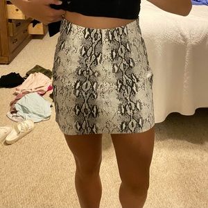Snake Skin Skirt